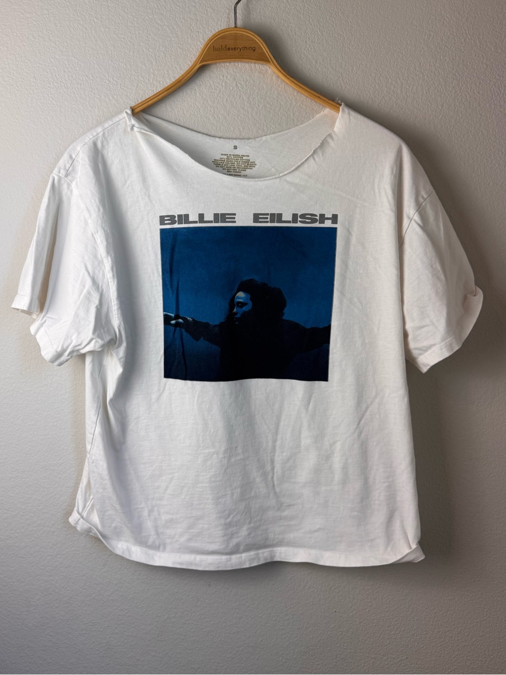 Billie Eilish White Short Sleeve Graphic Tee